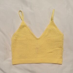 Yellow Women's Crop Top